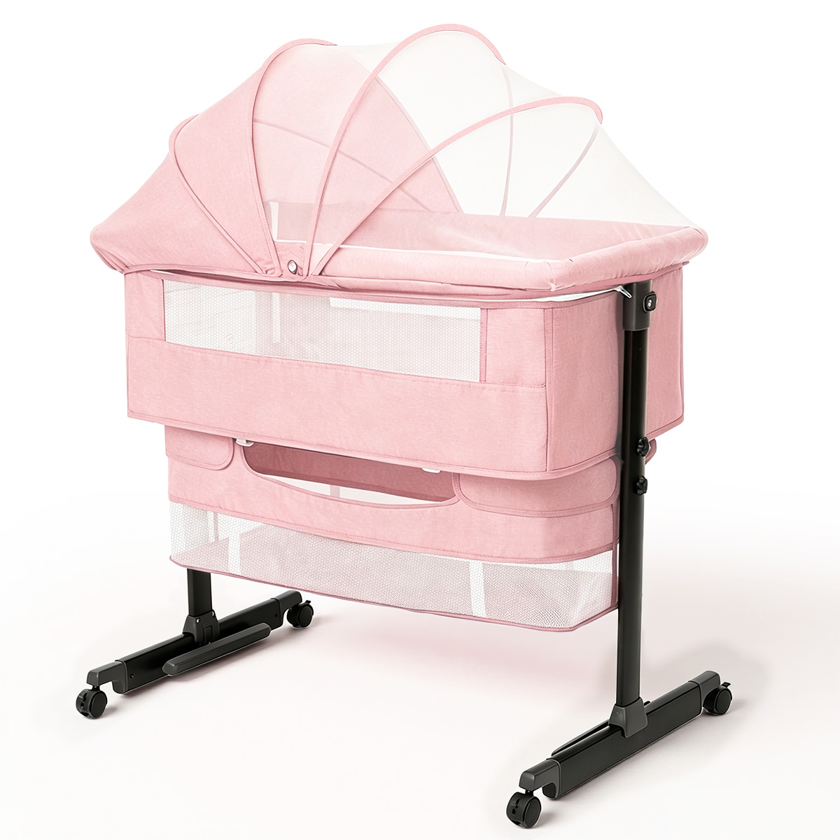 Bassinet Bedside Sleeper - Berceau de chevet pliable pour bébé,