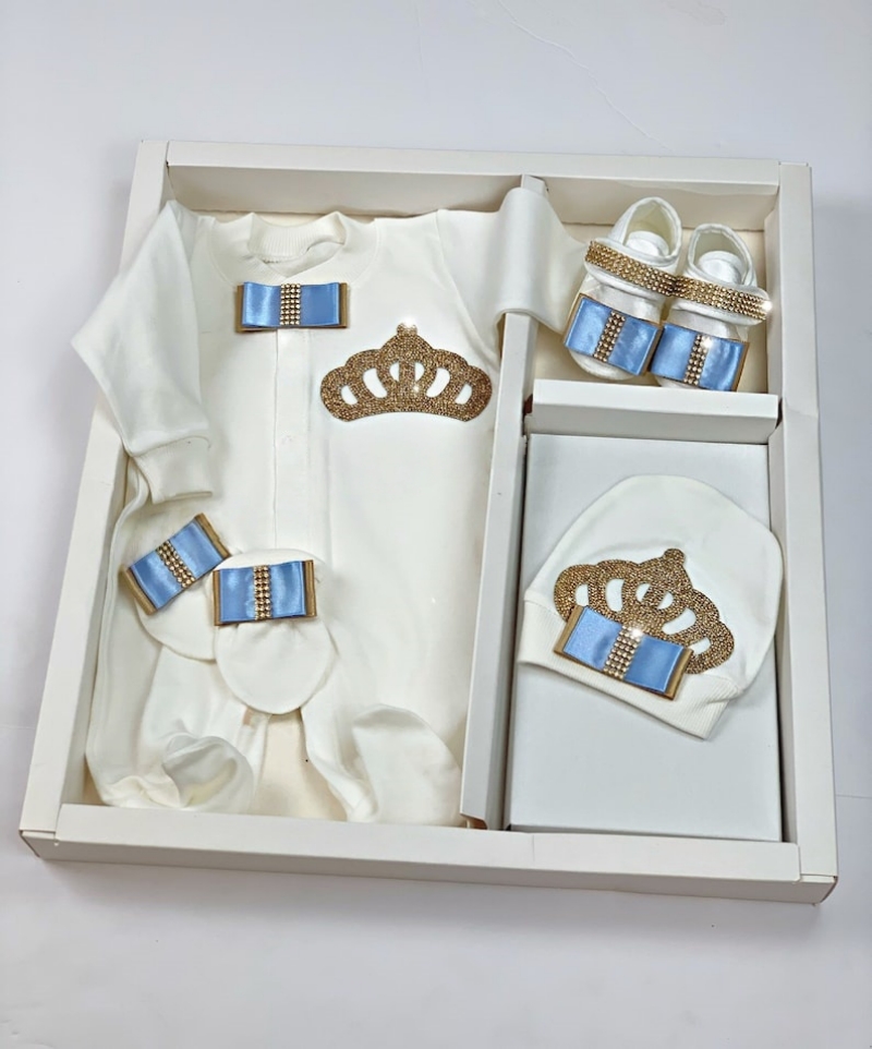 Baby Nursery Outfits - Dollbling tenue de baptême garçon Prince