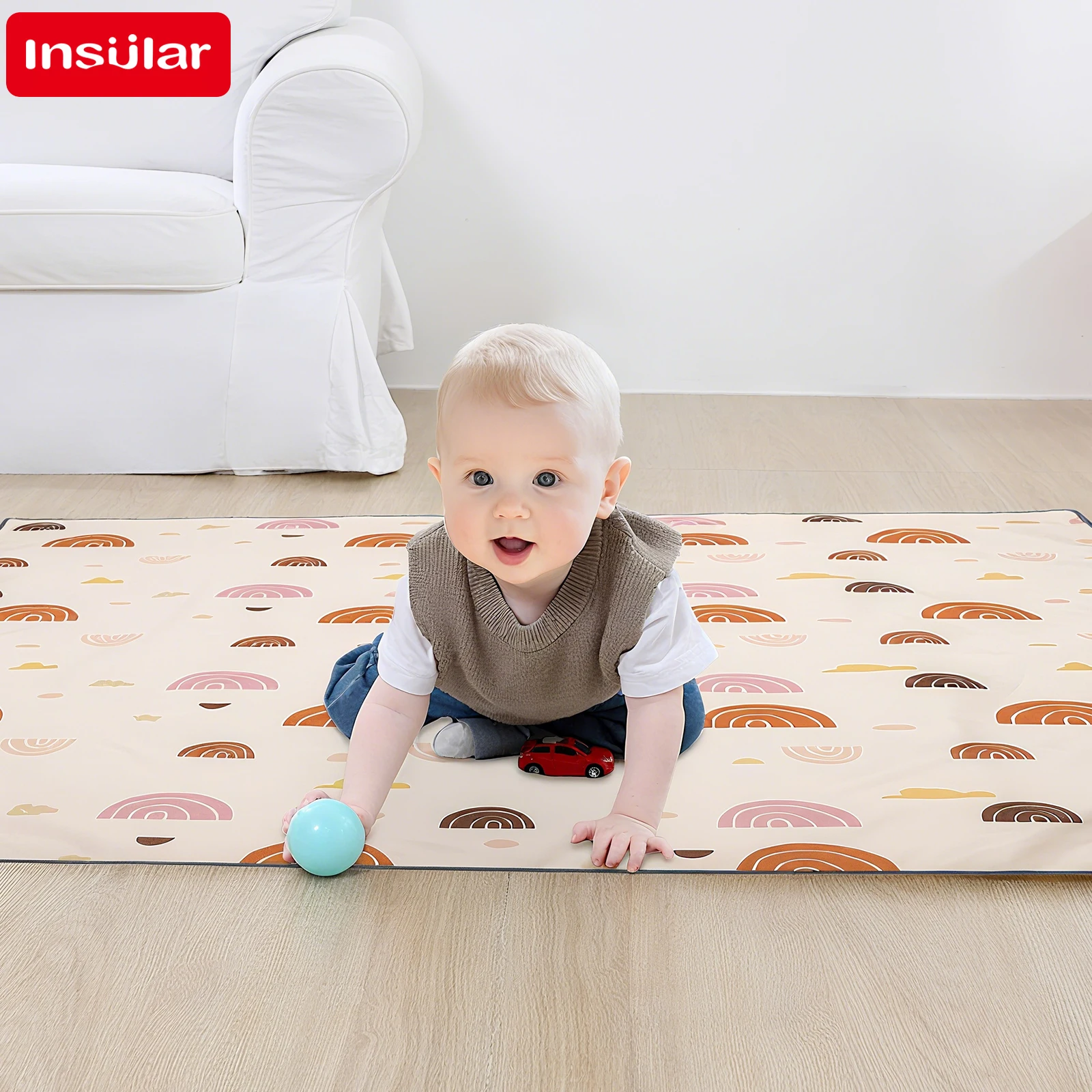 Baby Mattress Waterproof - Matelas éducatif pour enfants, tapis de