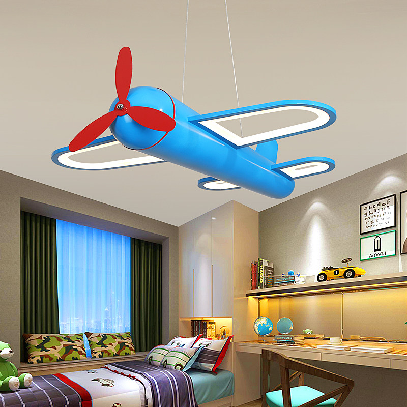 Baby Nursery Lamp - Lampe suspendue créative en forme d'avion