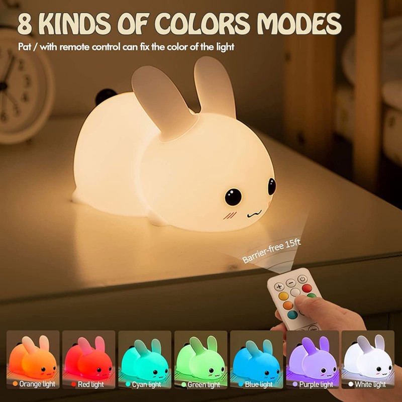 Baby Nursery Lamp - Lampe LED en Forme de Lapin