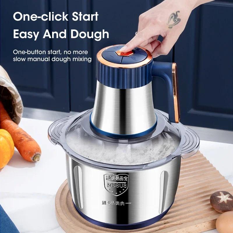 Baby Food Processor - Hachoir Électrique 5L en Acier Inoxydable