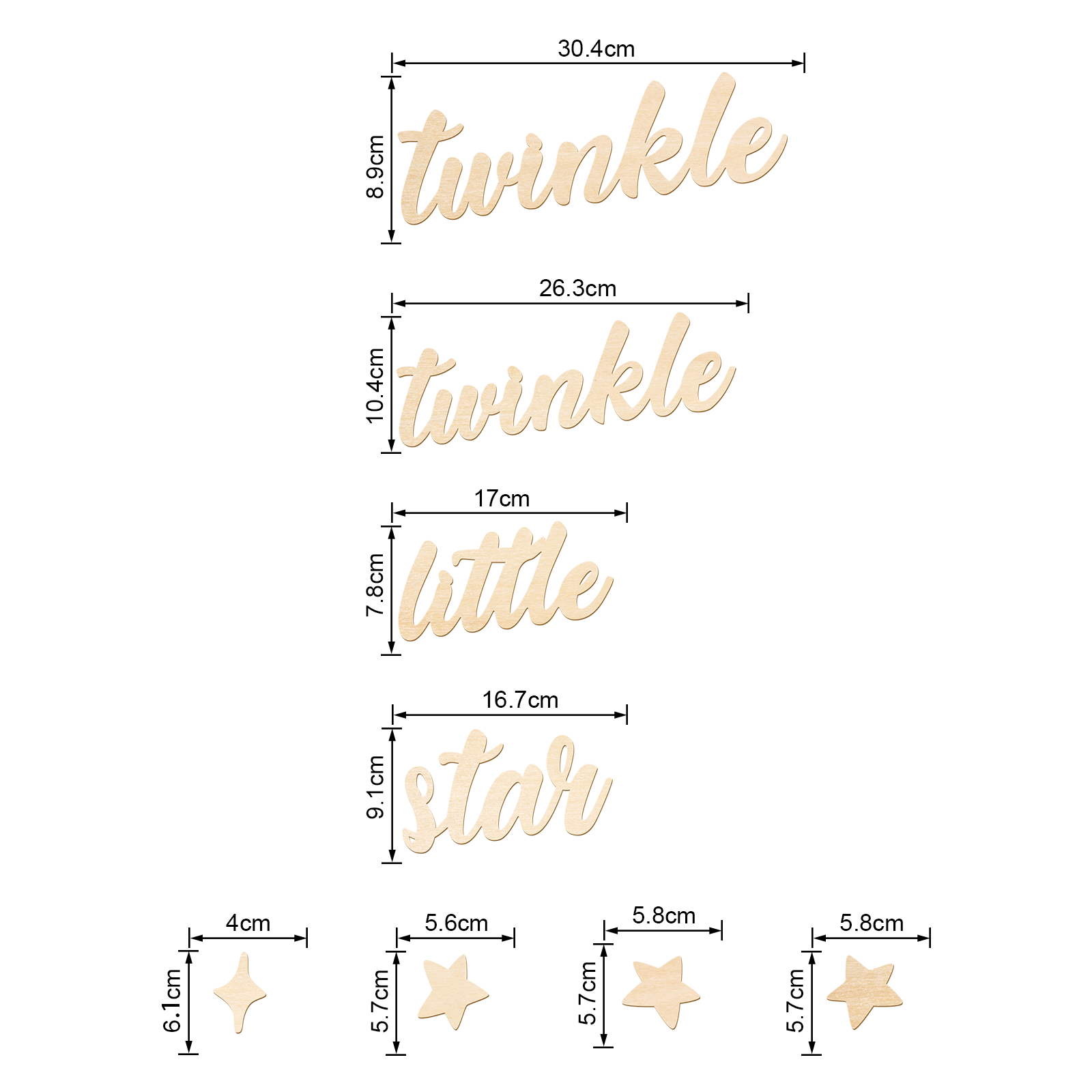 Panneau en bois Twinkle Twinkl - Baby Nursery Sign avis et prix