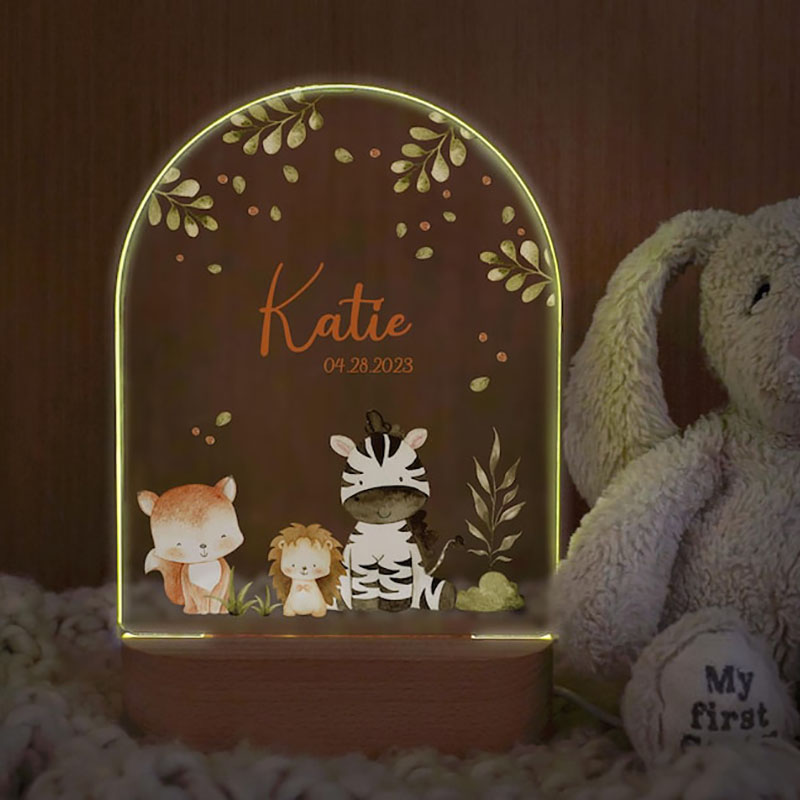 Nom personnalisé bébé veilleus - Baby Nursery Girl Room avis et prix