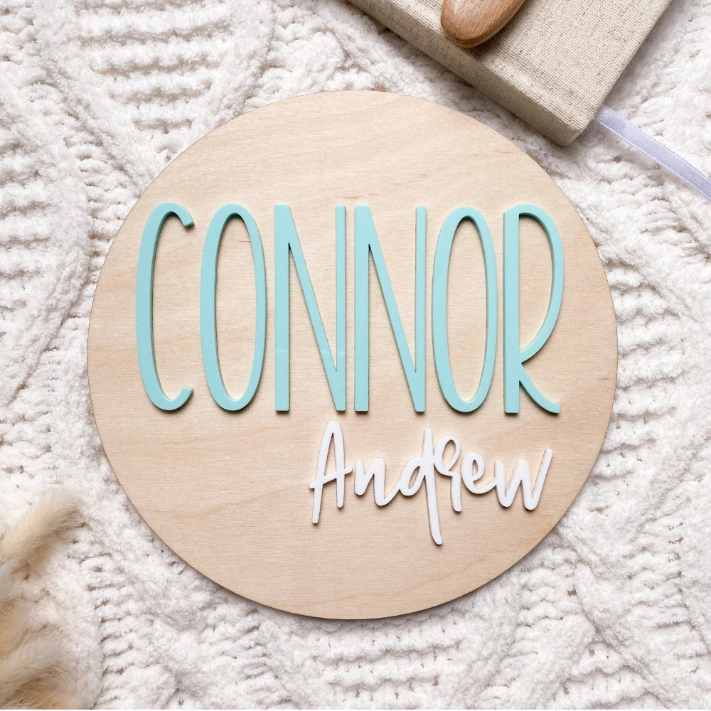 Plaque d'annonce de naissance  - Baby Nursery In avis et prix