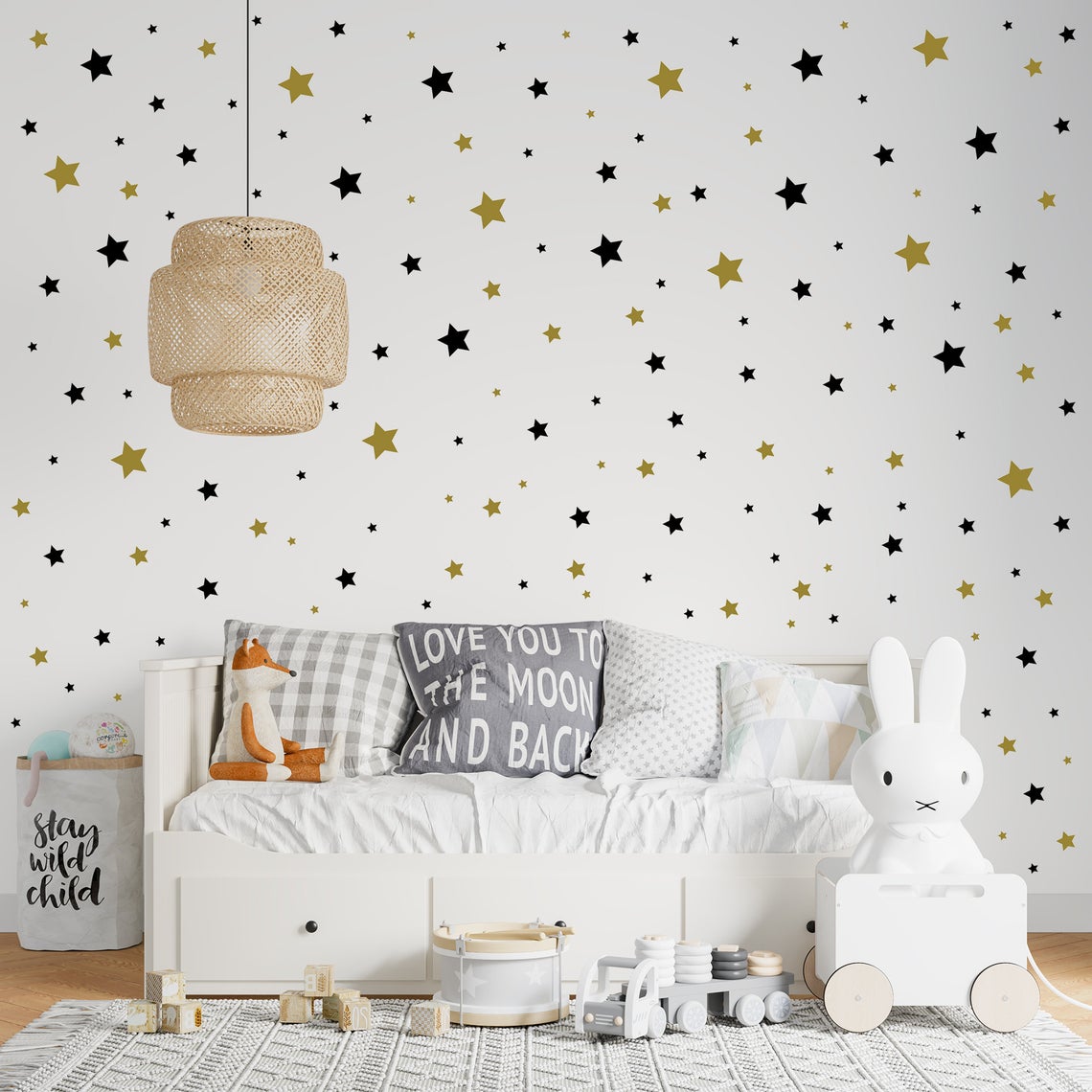 Autocollant Mural en Forme d'É - Baby Nursery Stickers avis et prix