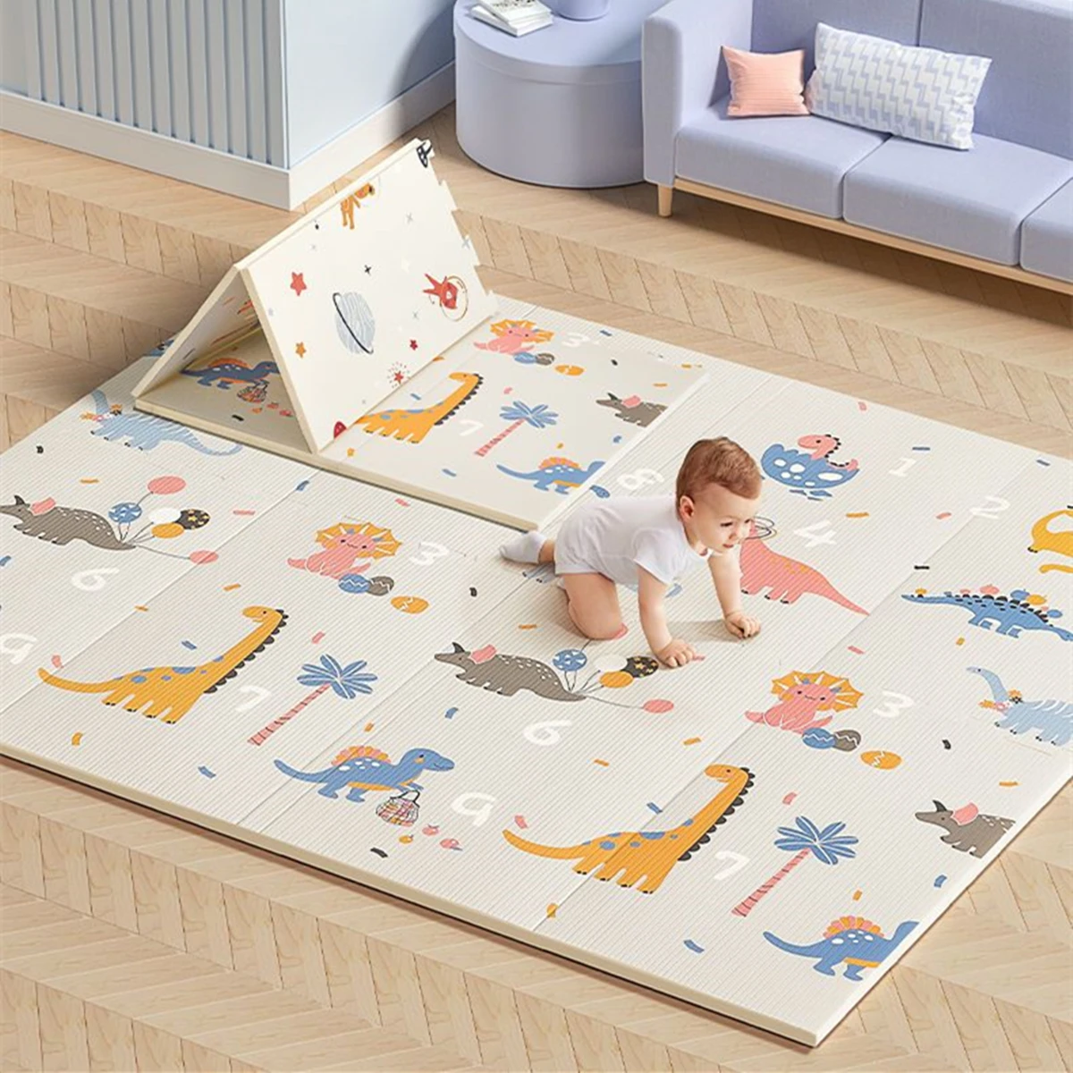 Tapis éducatif pliable non tox - Baby Nursery Games avis et prix