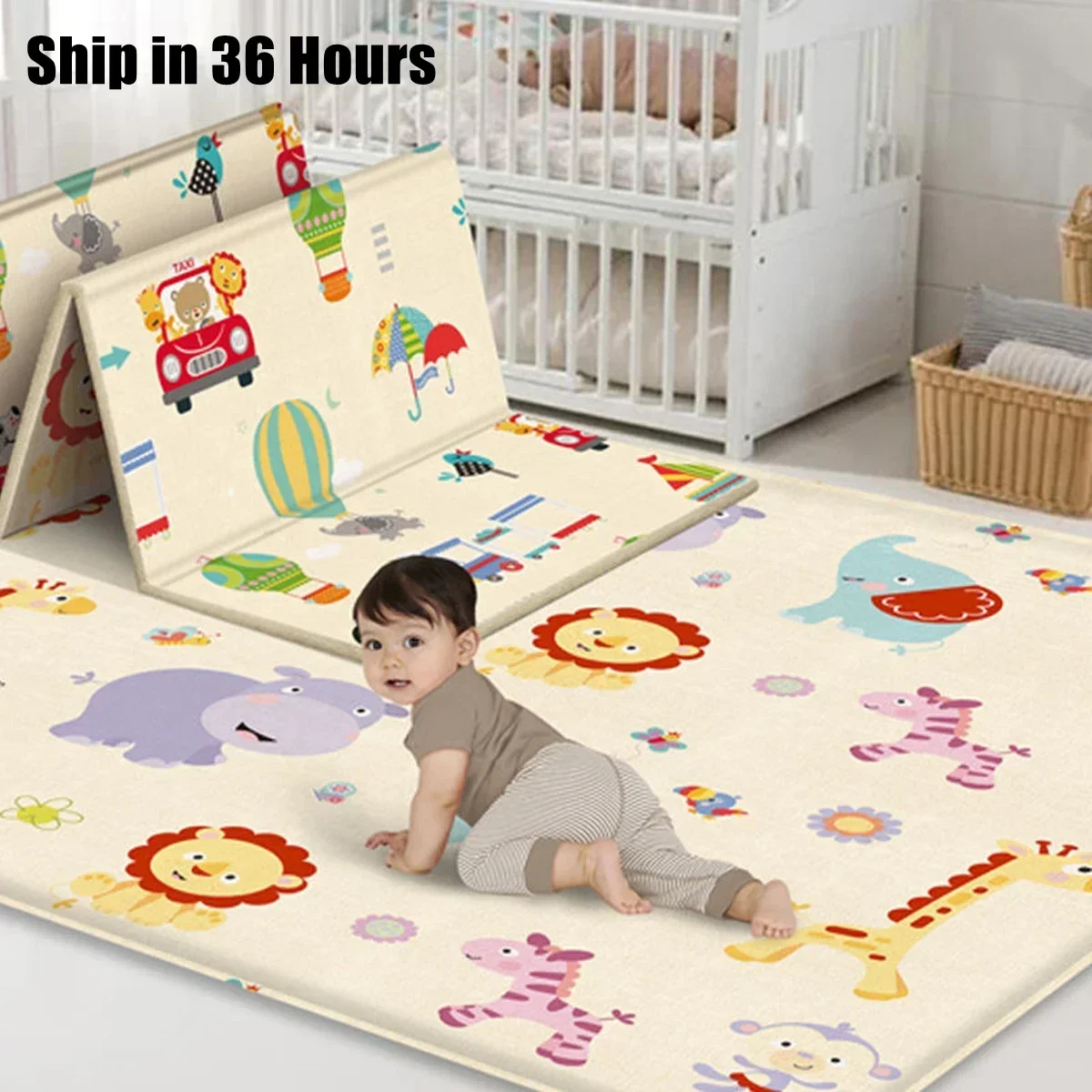 Tapis éducatif pliable non tox - Baby Nursery Games avis et prix
