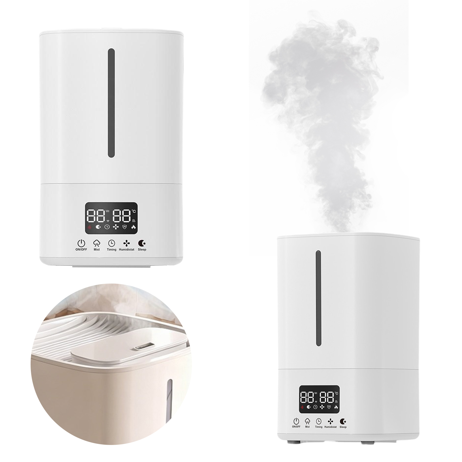 Humidificateur intelligent 5L  - Baby Nursery Air Purifier avis et prix