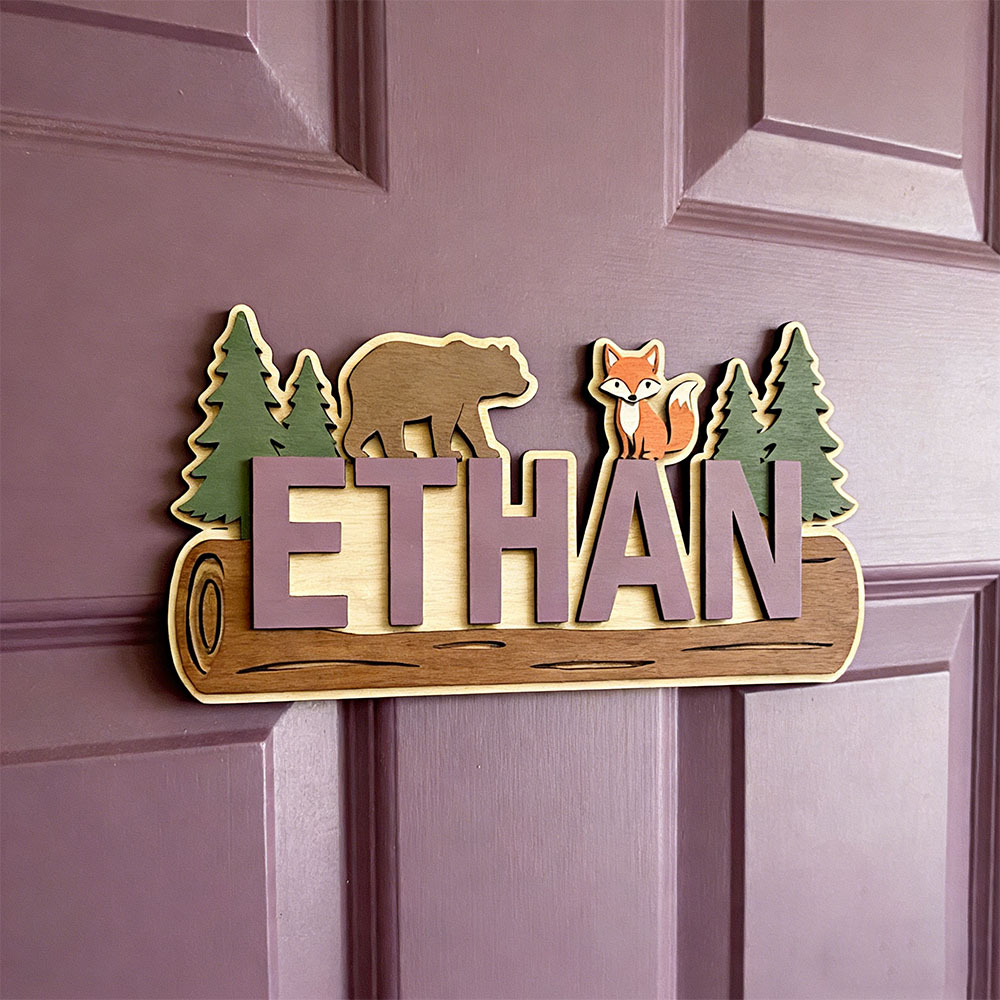Plaque en bois personnalisée a - Baby Nursery Sign avis et prix