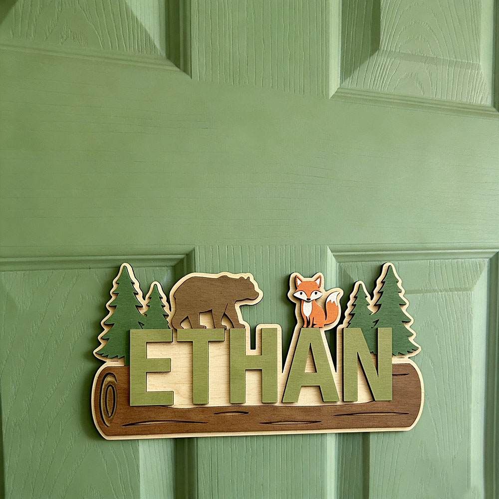 Plaque en bois personnalisée a - Baby Nursery Sign avis et prix