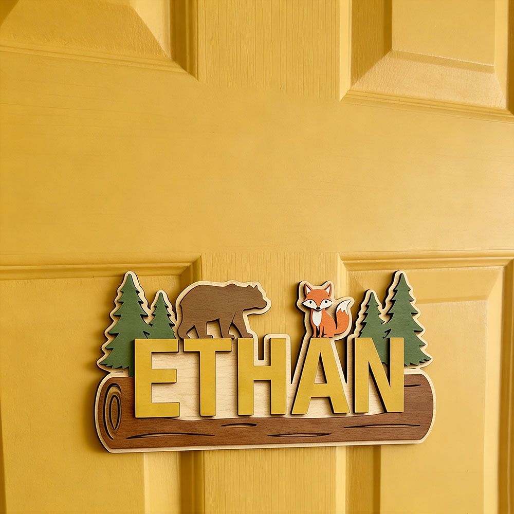 Plaque en bois personnalisée a - Baby Nursery Sign avis et prix