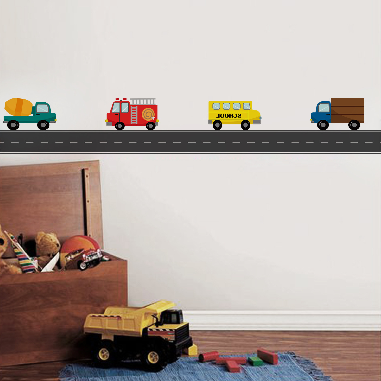 Dessin animé enfants Transport - Baby Nursery Stickers avis et prix