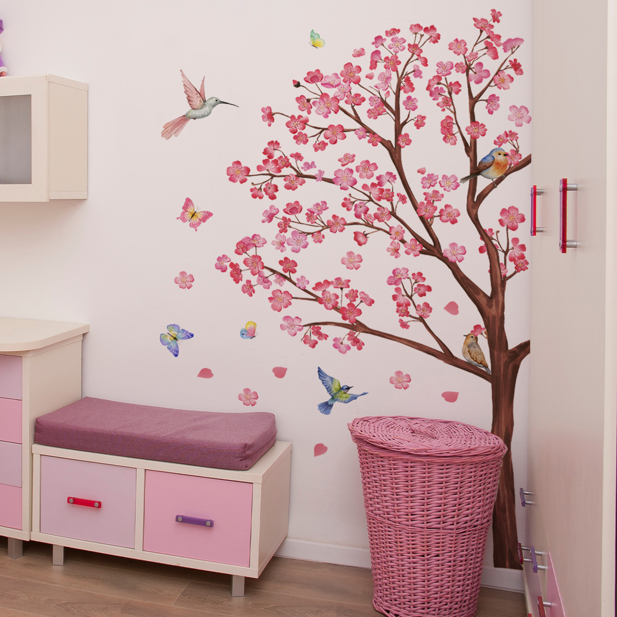 Autocollants muraux aquarelle  - Baby Nursery Girl Room avis et prix