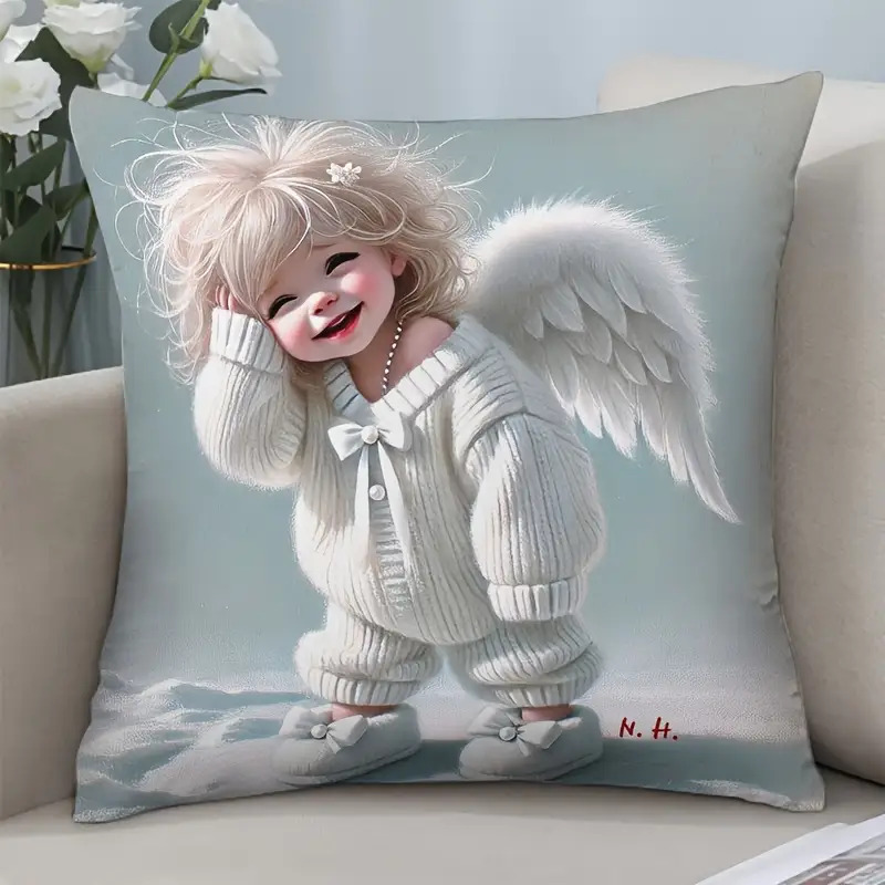 Housse de coussin bébé ange mi - Baby Nursery Outfits avis et prix