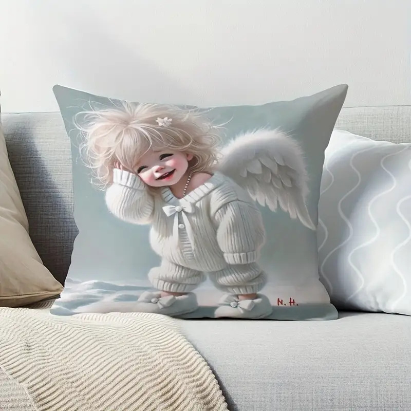 Housse de coussin bébé ange mi - Baby Nursery Outfits avis et prix