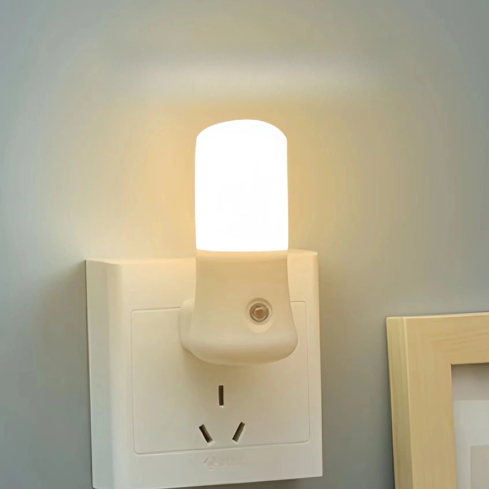 LED veilleuse blanc ue/USPush  - Baby Nursery Lamp avis et prix