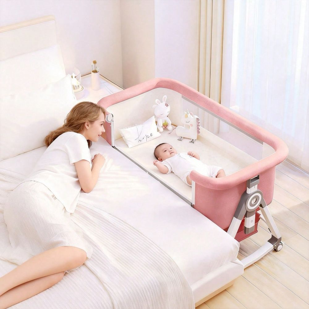 Lit bébé 5 en 1 avec mode de b - Bassinet Bedside Sleeper avis et prix