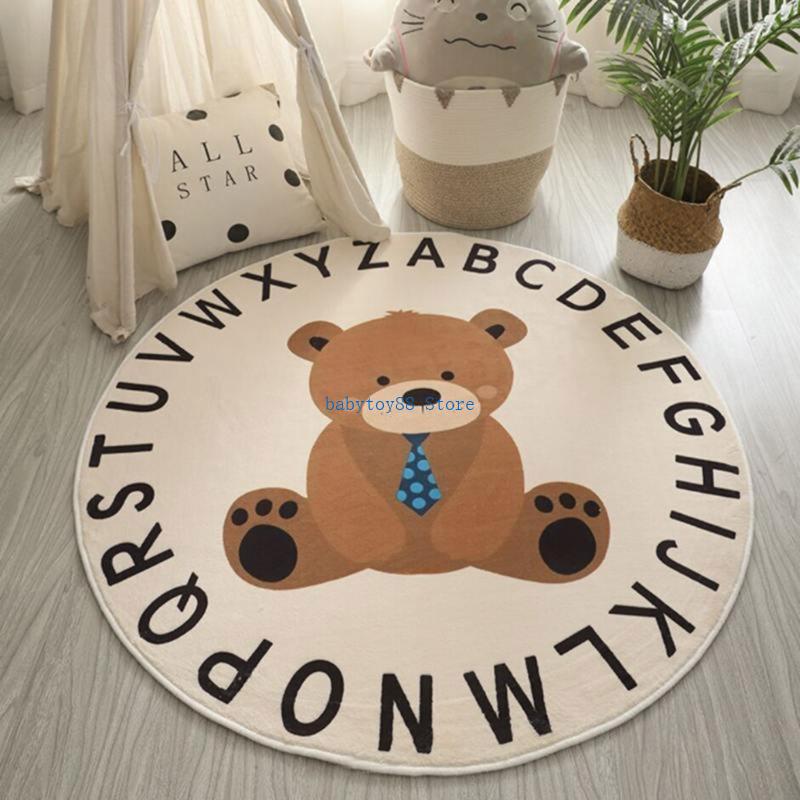 Y4UD – tapis jeu rond imprimé  - Baby Nursery Games avis et prix