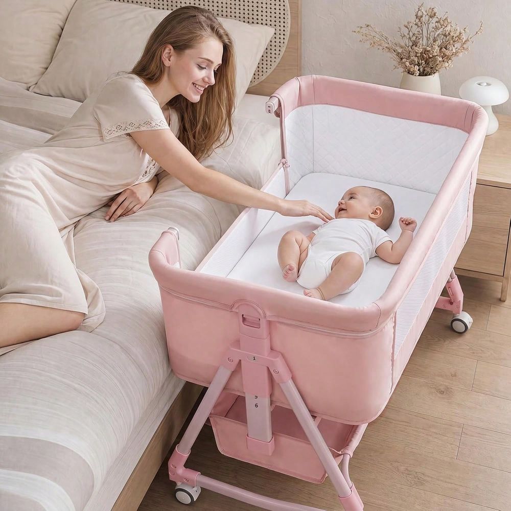 Berceau, berceau bébé 3-en-1 à - Bassinet Bedside Sleeper avis et prix