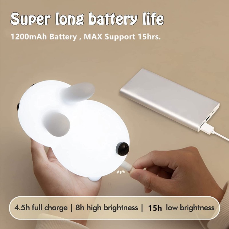 Lampe LED en Forme de Lapin en - Baby Nursery Lamp avis et prix