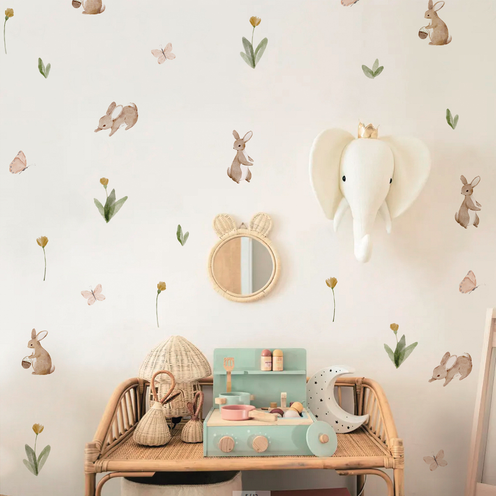 Autocollant mural aquarelle la - Baby Nursery Stickers avis et prix