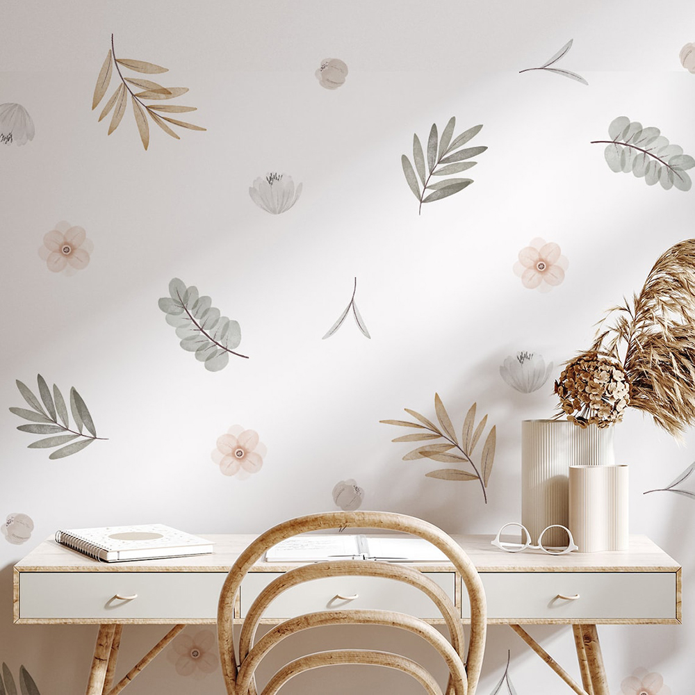 Boho feuilles botaniques brico - Baby Nursery Girl Room avis et prix