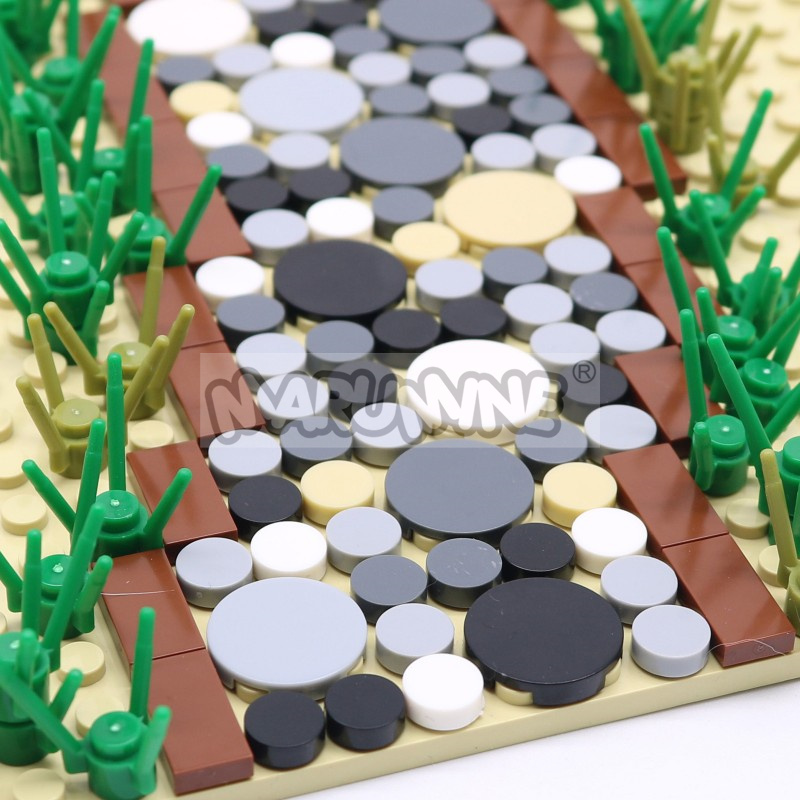 Blocs de carrelage ronds 1x1 2 - Lego Set City avis et prix