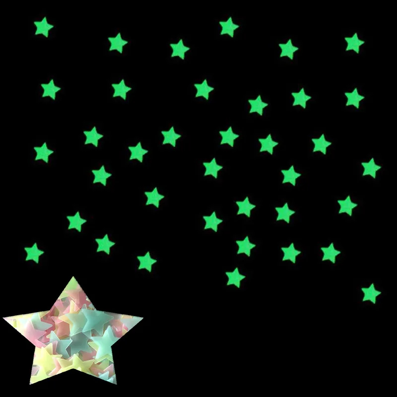 100 autocollants étoiles fluor - Baby Nursery Stickers avis et prix