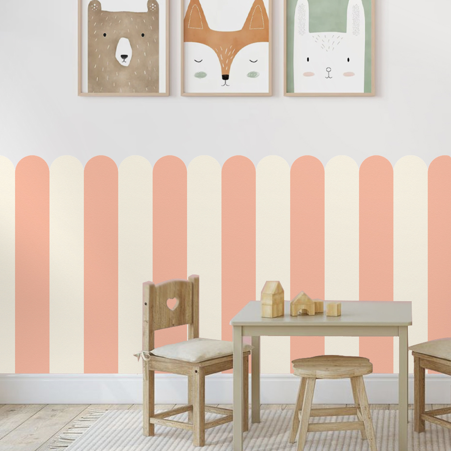 Papier peint en Arc à rayures  - Baby Nursery Stickers avis et prix
