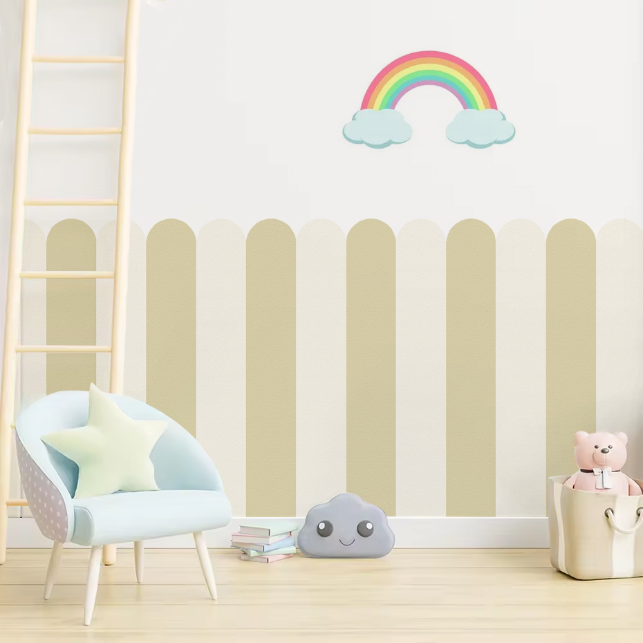 Papier peint en Arc à rayures  - Baby Nursery Stickers avis et prix