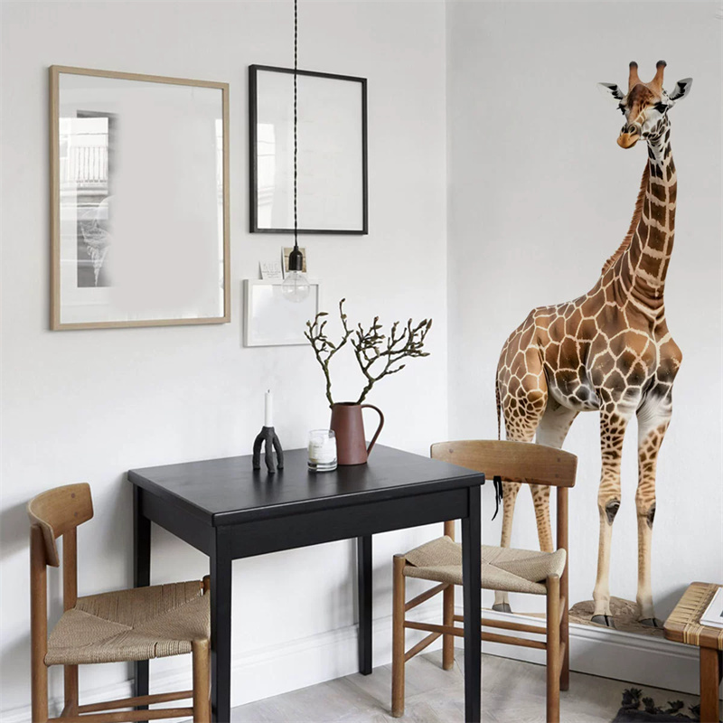 Grand autocollant girafe anima - Baby Nursery Stickers avis et prix