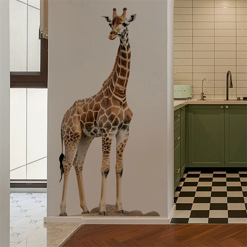 Grand autocollant girafe anima - Baby Nursery Stickers avis et prix